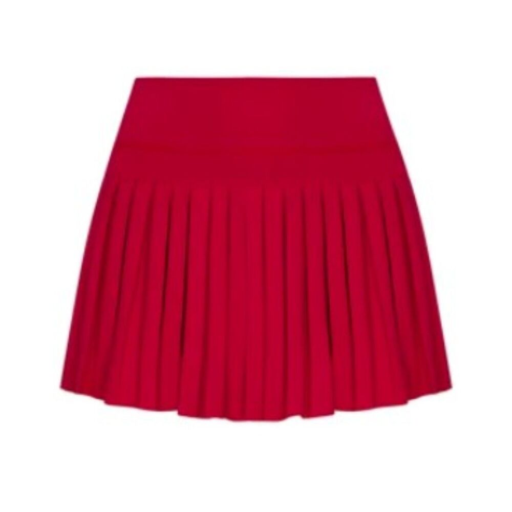 Gold Hinge 15" Pleated Tennis Skirt – Ruby Red – Size Medium – NWOT